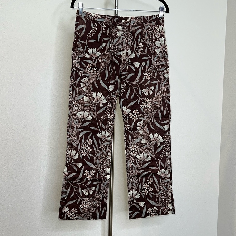 Paul & Joe Floral Cotton Drawstring Pants